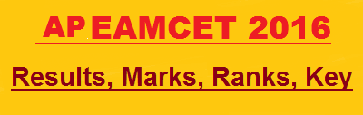 AP EAMCET Results Marks Ranks Key 2015 from Manabadi.com