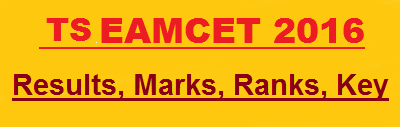 TS EAMCET Results Marks Ranks Key 2016 from Manabadi.com